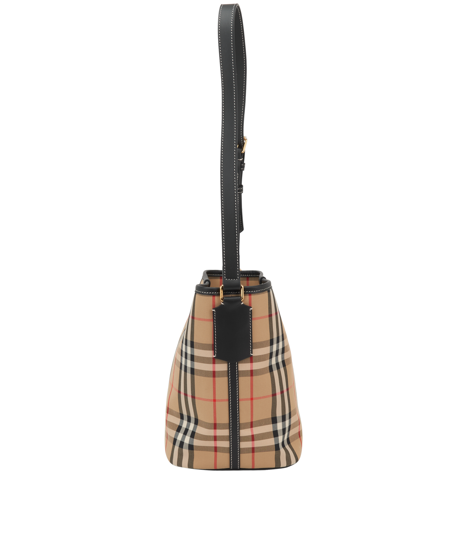 Medium Ashby Bucket Bag, &pound;390, Handbags, Beige, Canvas, Bottom view